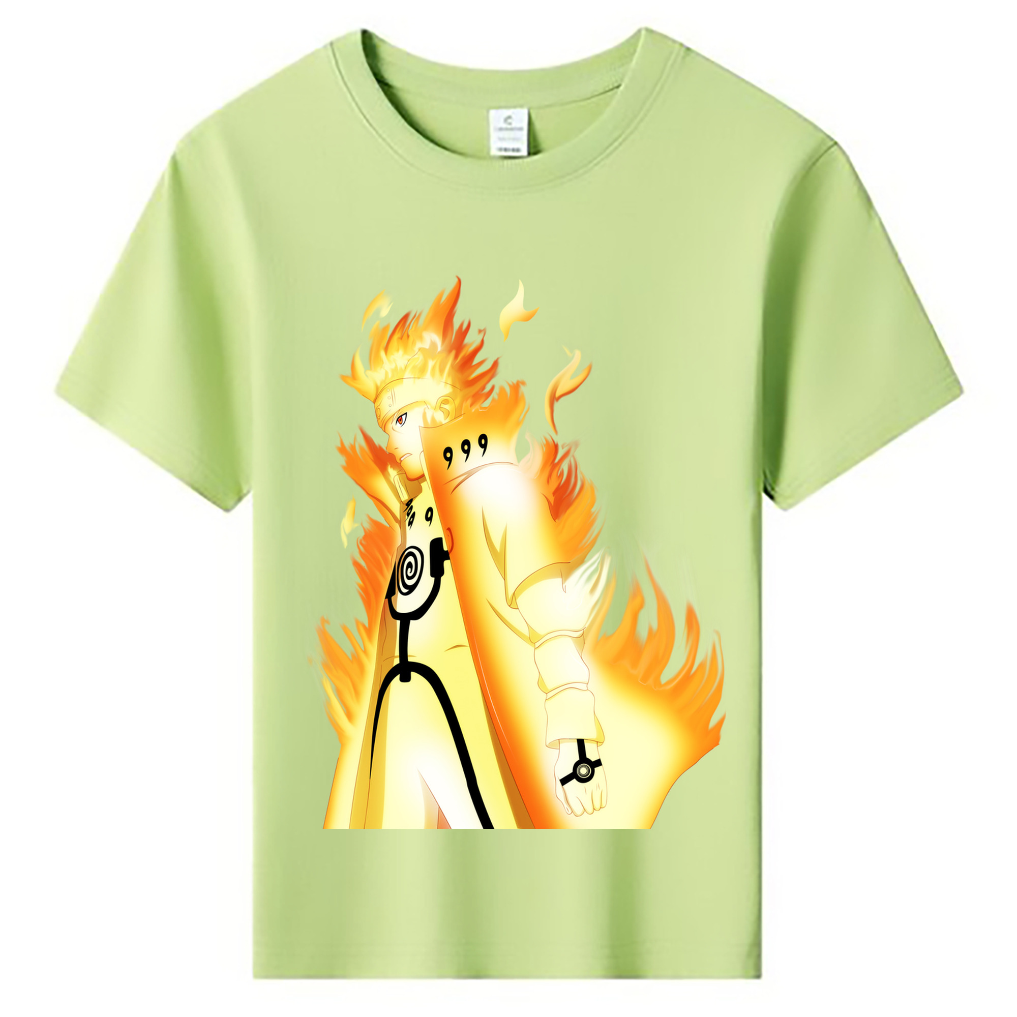 （画像用） NARUTO -ナルト- うずまき ナルト Uzumaki Naruto 綿100％キッズTシャツ（フロントプリント）